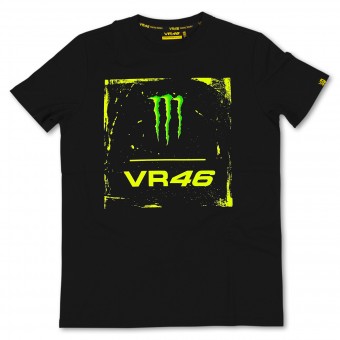 Camisetas Moto VR 46 Monster Black VR46