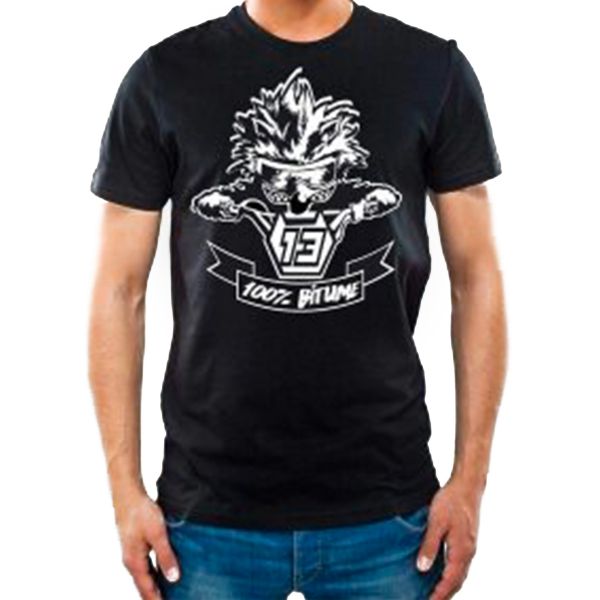 Camisetas Moto 100% Bitume Niglo Black