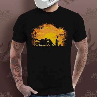Cazadora moto Gaaz Sunset (Negro)