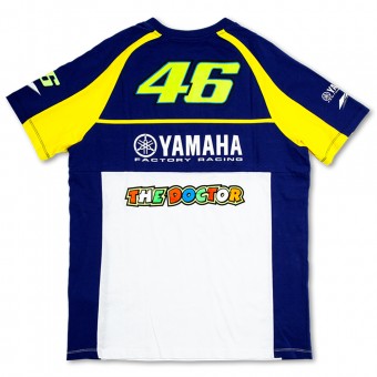 VR 46 T-Shirt Blue Royal Yamaha VR46