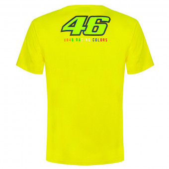VR 46 T-Shirt Classic Stripes Yellow