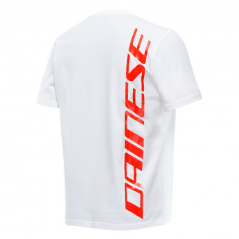 Dainese Big Logo White Fluo Red