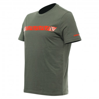 Camisetas Moto Dainese Stripes Clumbing Ivy Fluo Red