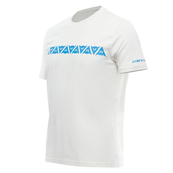 Camisetas Moto Dainese Stripes Light Grey Blue