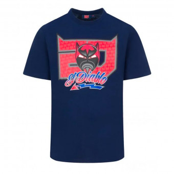 Camisetas Moto FABIO QUARTARARO T-Shirt 20 El Diablo Blue