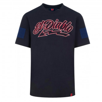 Camisetas Moto FABIO QUARTARARO T-Shirt El Diablo Black