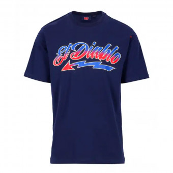 Camisetas Moto FABIO QUARTARARO El Diablo Blue