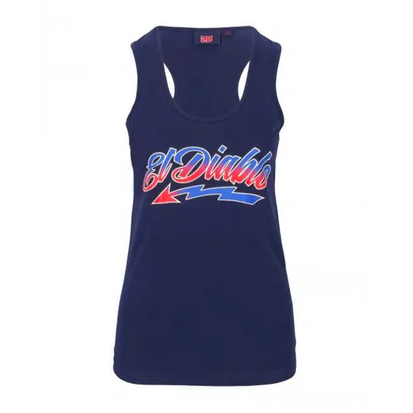 Camisetas Moto FABIO QUARTARARO Tank Top El Diablo Blue Camisetas Moto FABIO QUARTARARO Tank Top El Diablo Blue