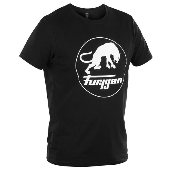 Furygan Corpo Lady Camiseta Logo Negro