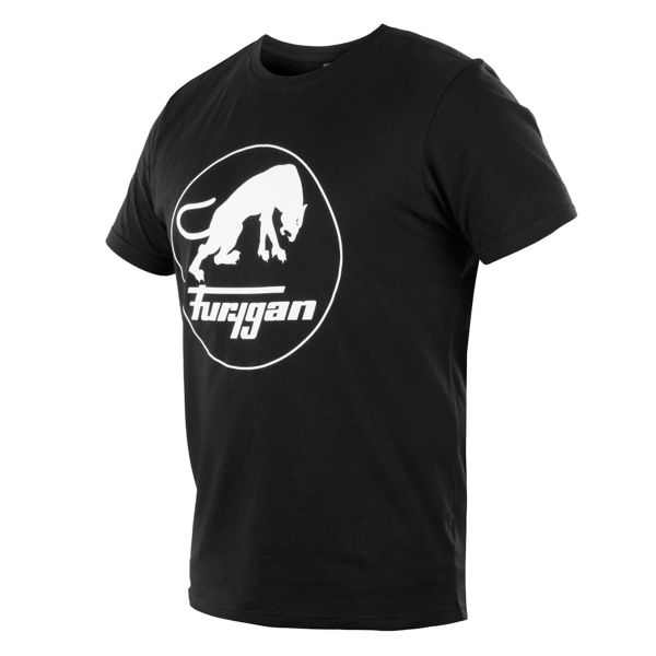 Furygan Corpo Tee Shirt Logo Negro Blanco