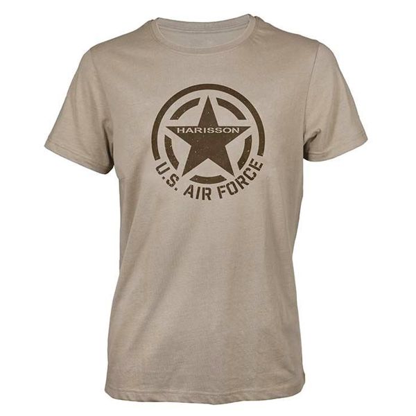 Camisetas Moto HARISSON Air Force Beige Camisetas Moto HARISSON Air Force Beige