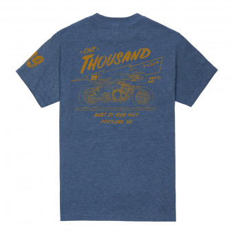 Camisetas Moto ICON Scotch Tee Blue