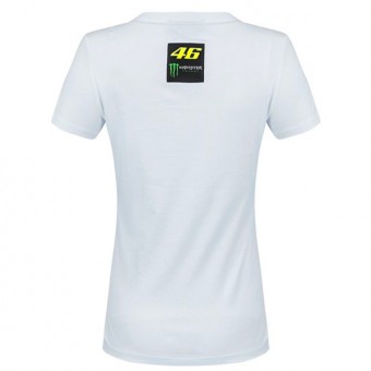 VR 46 T-Shirt Lady Monza Monster VR46 Blanca