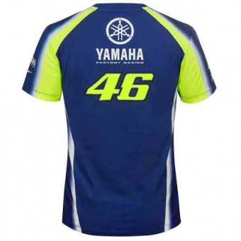 VR 46 T-Shirt Racing Yamaha VR46 Azul
