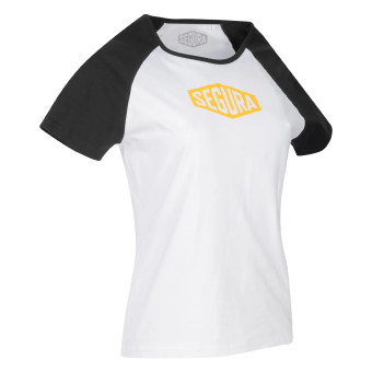 Camisetas Moto Segura Camiseta Lady First Negro blanco