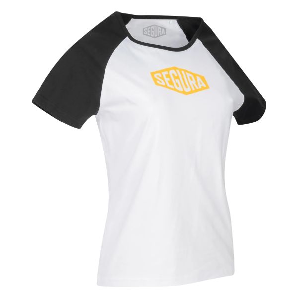 Camisetas Moto Segura Camiseta Lady First Negro blanco