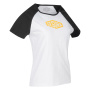 Camisetas Moto Segura Camiseta Lady First Negro blanco