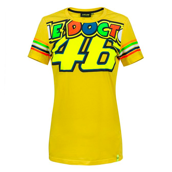 Camisetas Moto VR 46 T-Shirt Stripes Lady VR46