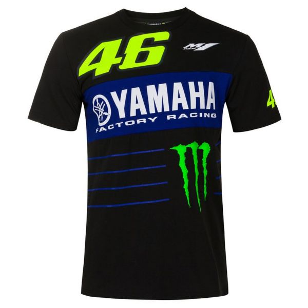 Camisetas Moto VR 46 T-Shirt Dual Yamaha VR46