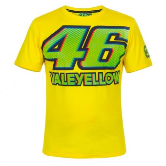 Camisetas Moto VR 46 T-Shirt VR46 Amarilla