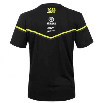 VR 46 T-Shirt Yamaha VR46 Negra
