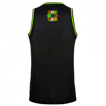VR 46 Tank Top Man Stripes Black