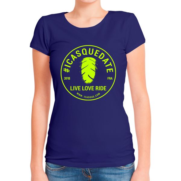 Camisetas Moto iCasque Tee-Shirt Lady icasquedate3