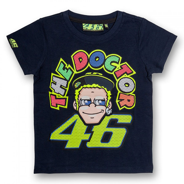 Camisetas Moto VR 46 T-Shirt Kid The Doctor Blue VR46