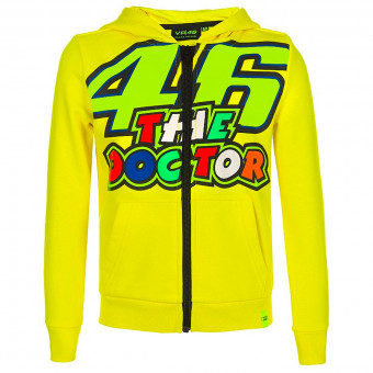 Chaquetas VR 46 Hoodie Kid 46 The Doctor Yellow