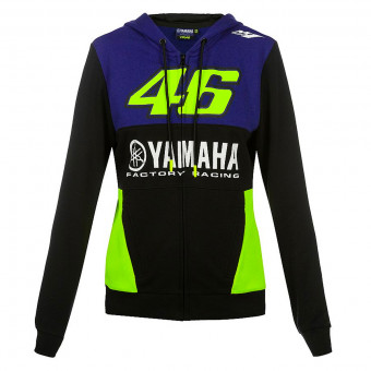 Chaquetas VR 46 Hoodie Woman Yamaha Dual Racing