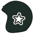 Accesorios Helmetdress Funda de casco Star Black