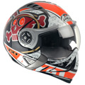 Modular Airoh TR1 Deco Crazy Rojo TR8CR